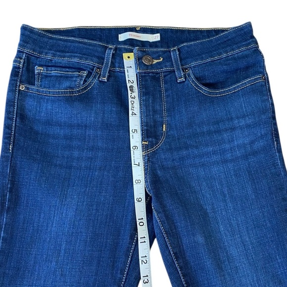 NWOT Levi's Women's 711 Skinny Jeans, W27-L30, Blue - Picture 8 of 10